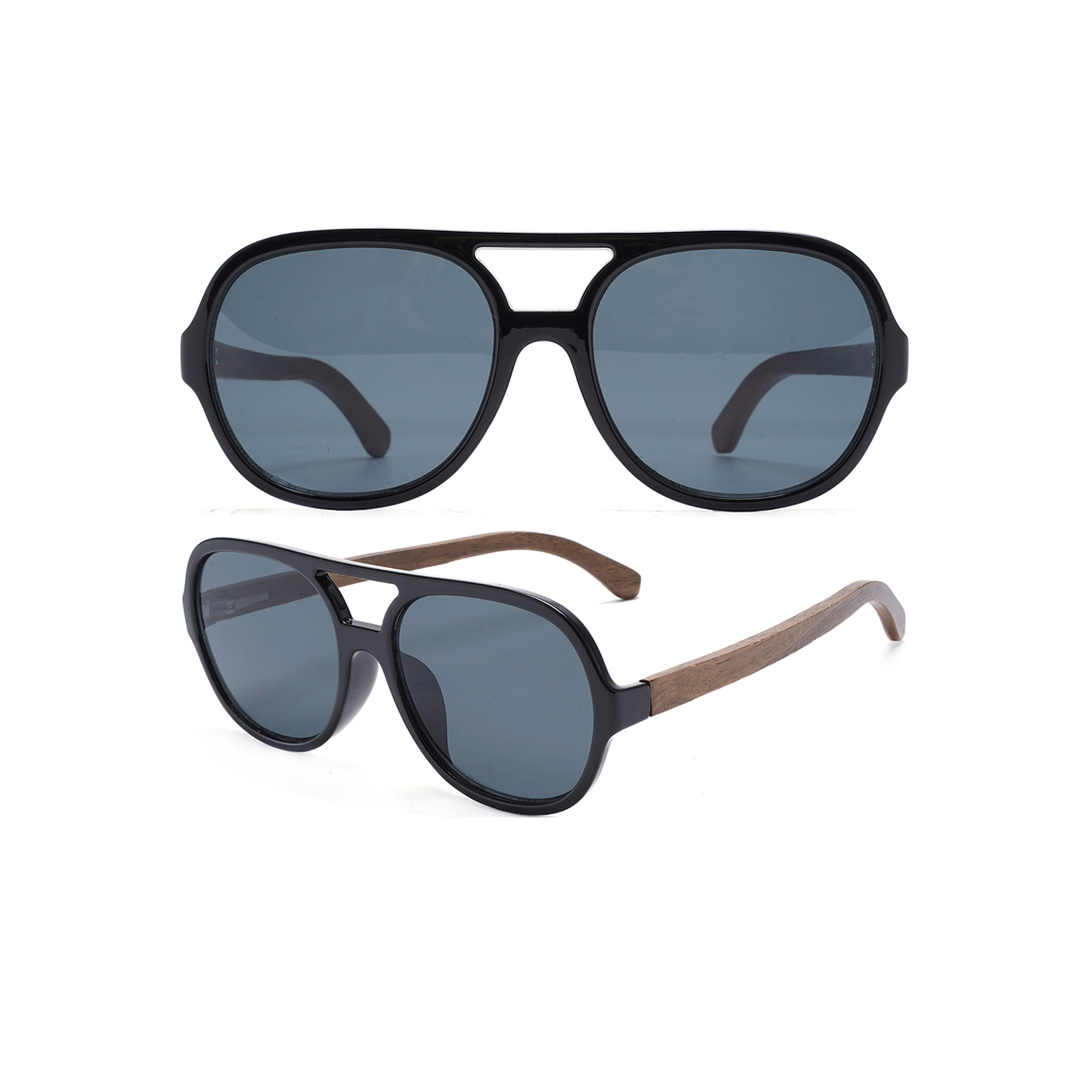 Brow-Bar Fashion Aviator Style Vintage Sunglasses Custom Sunglasses Manufacturers
