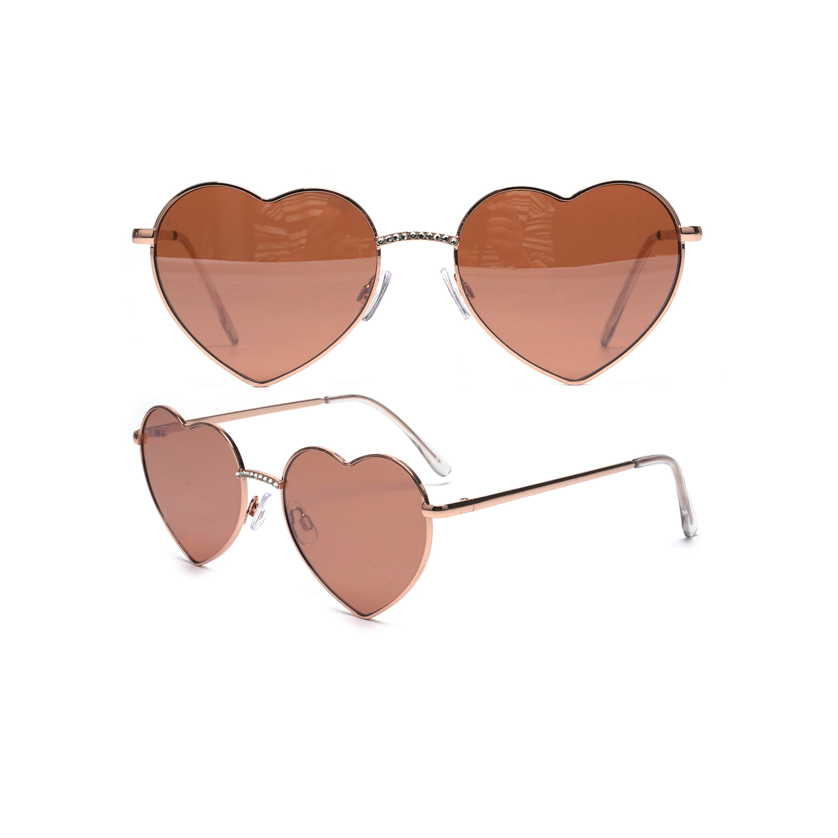 Chic Women's Fashionable Prescription Heart Sunglasses Wholesale Womens Sunglasses