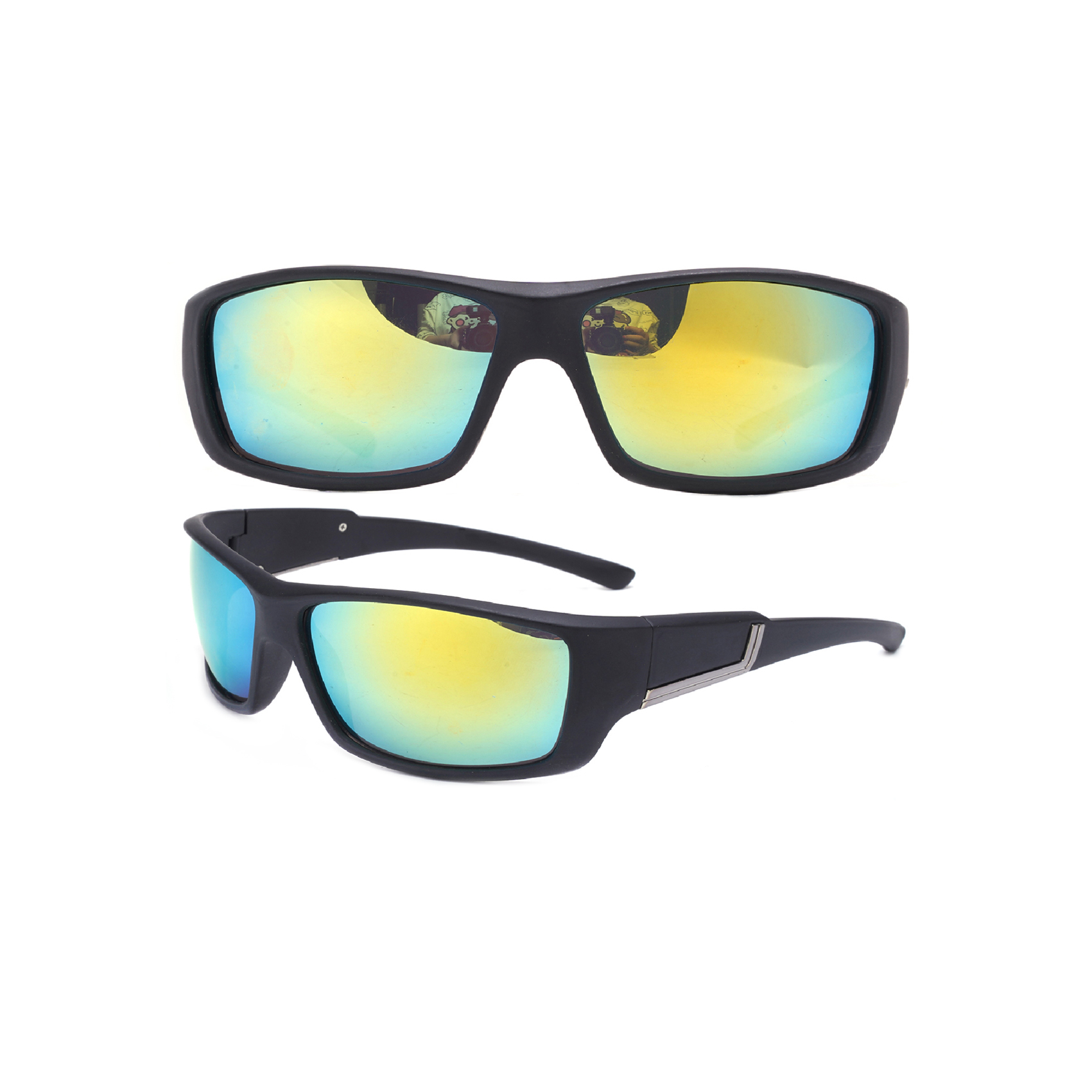 Classic Black Rectangle Sports Sunglasses Polarized Rectangle Sport Sunglasses Manufacturers