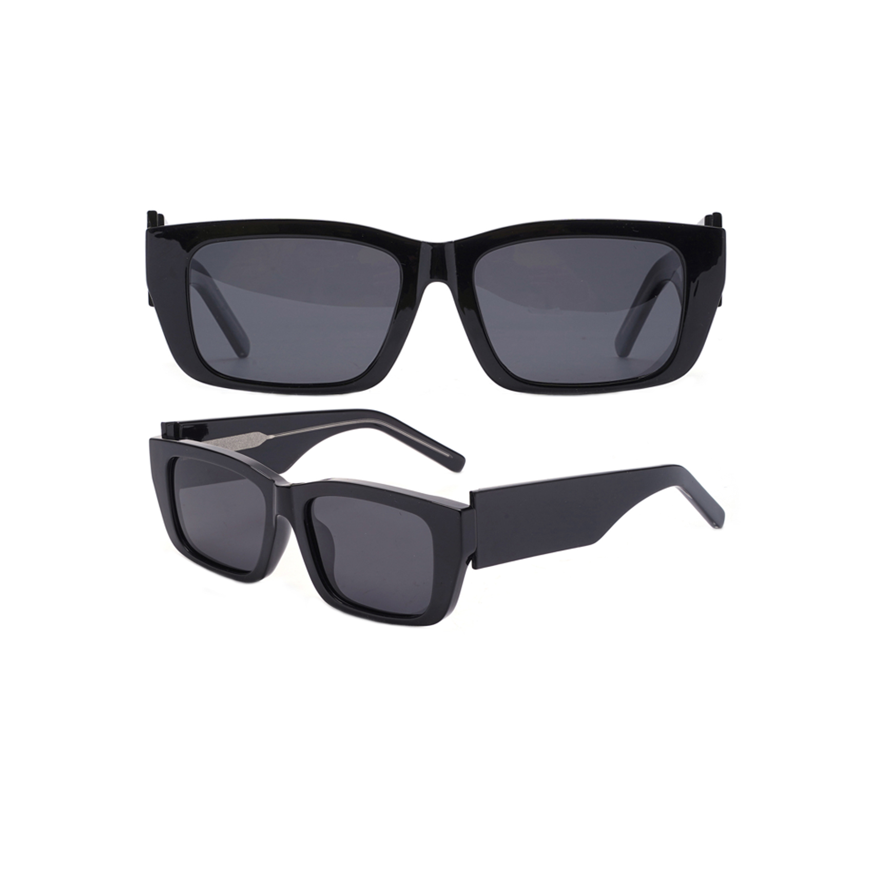 Classic Rectangular Reflective Sunglasses Custom Sunglasses Manufacturers