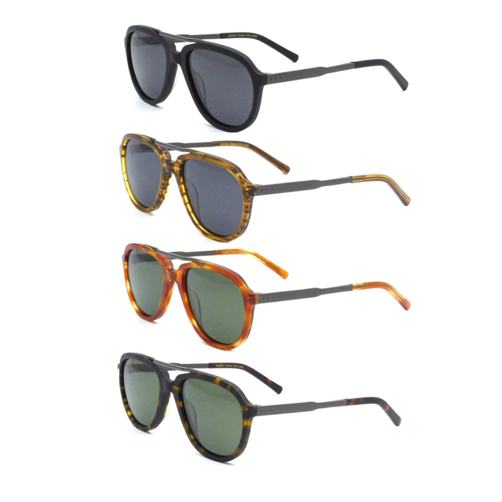 Classic Flat Round Aviation Sunglasses Custom Sunglasses Manufacturers