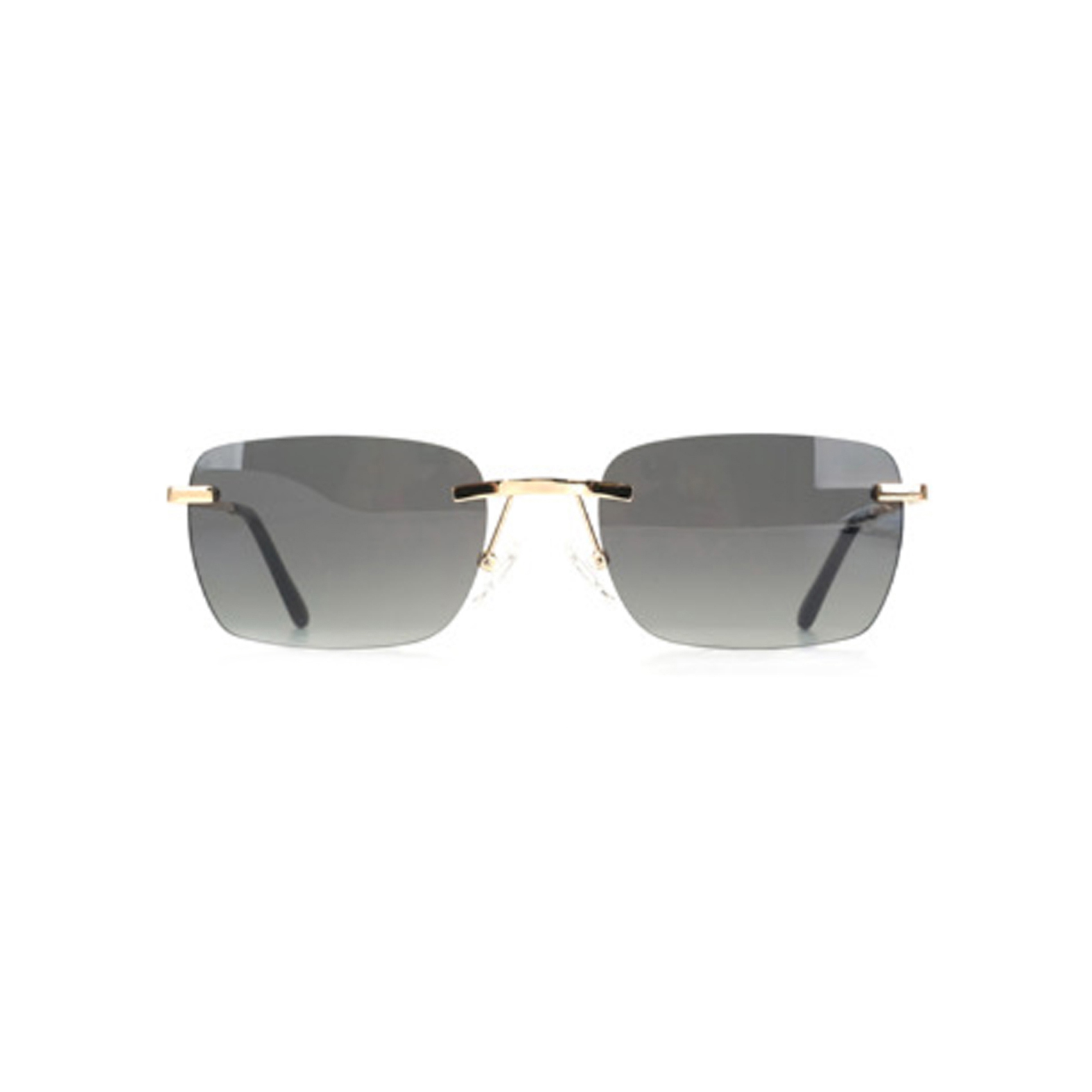 Fashionable Rimless Round Sunglasses Custom Sunglasses Manufacturer