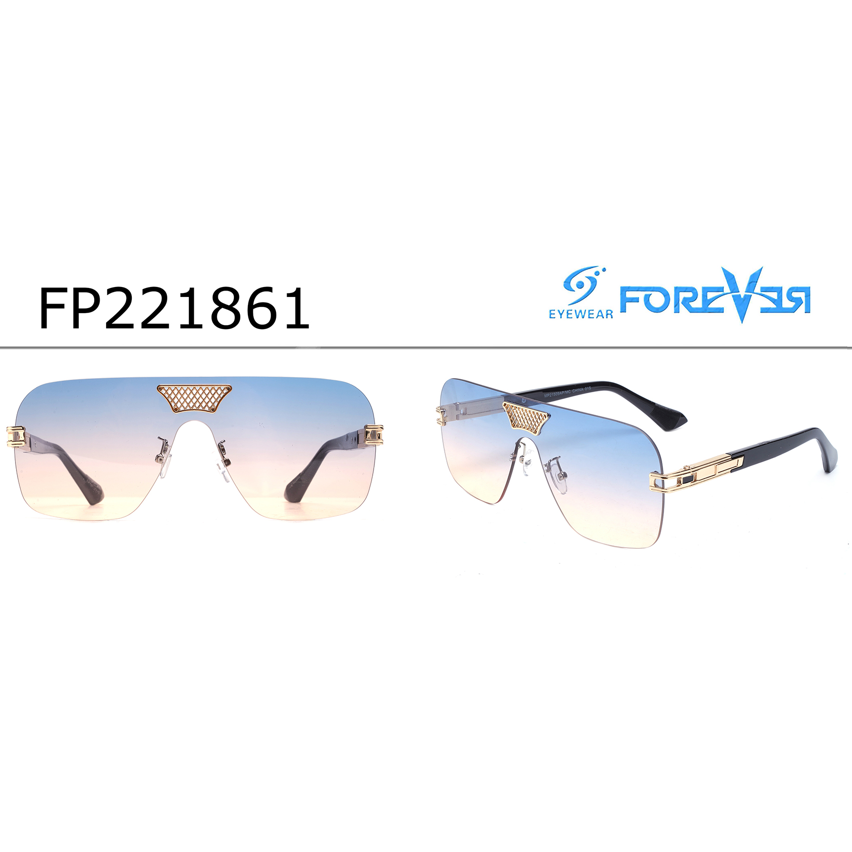 Flashy Portable Sunglasses Frameless Design Fashion Sunglasses Manufacturers
