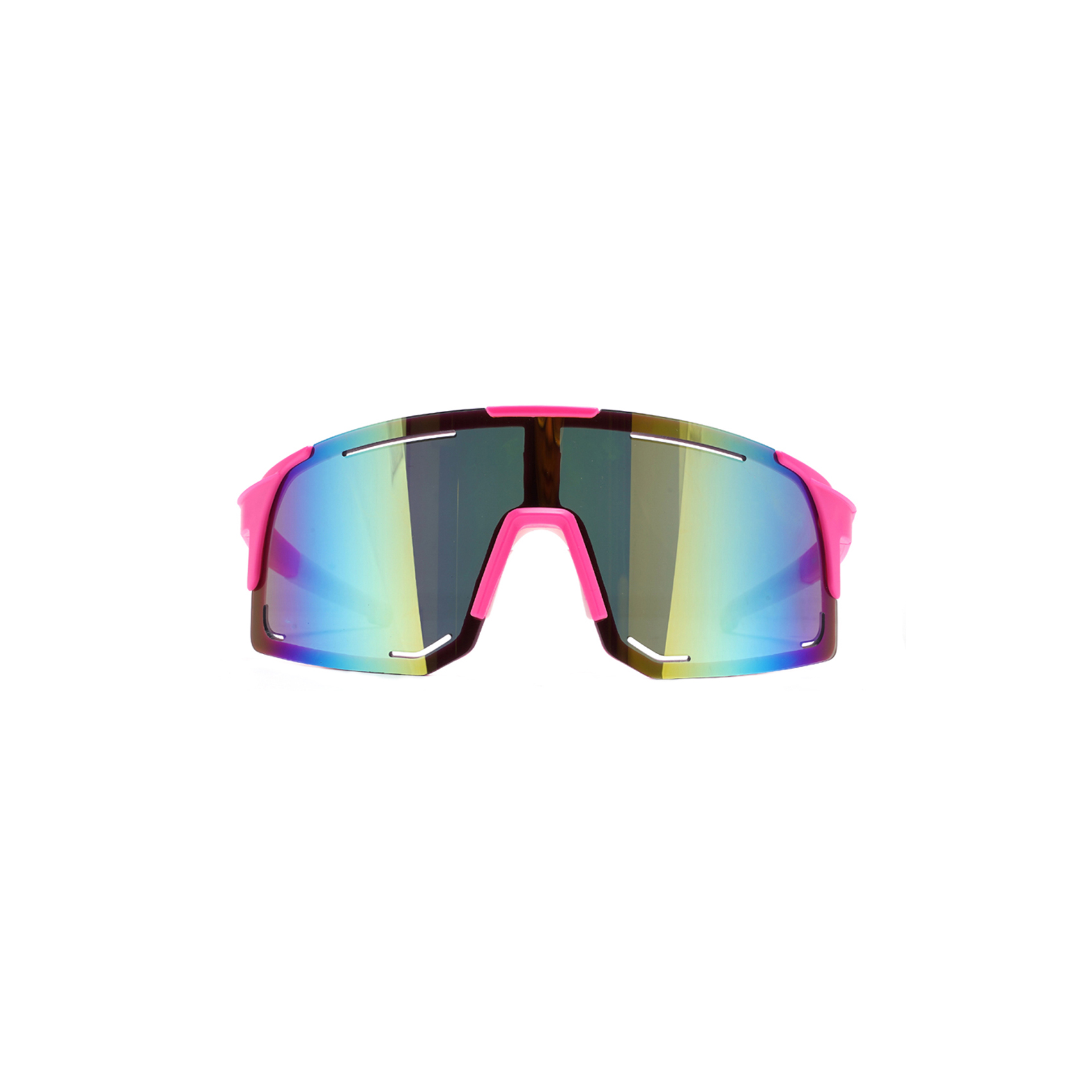 Frameless Enchanting Integrated Oversize Shield Sunglasses Designer Shield Sunglasses