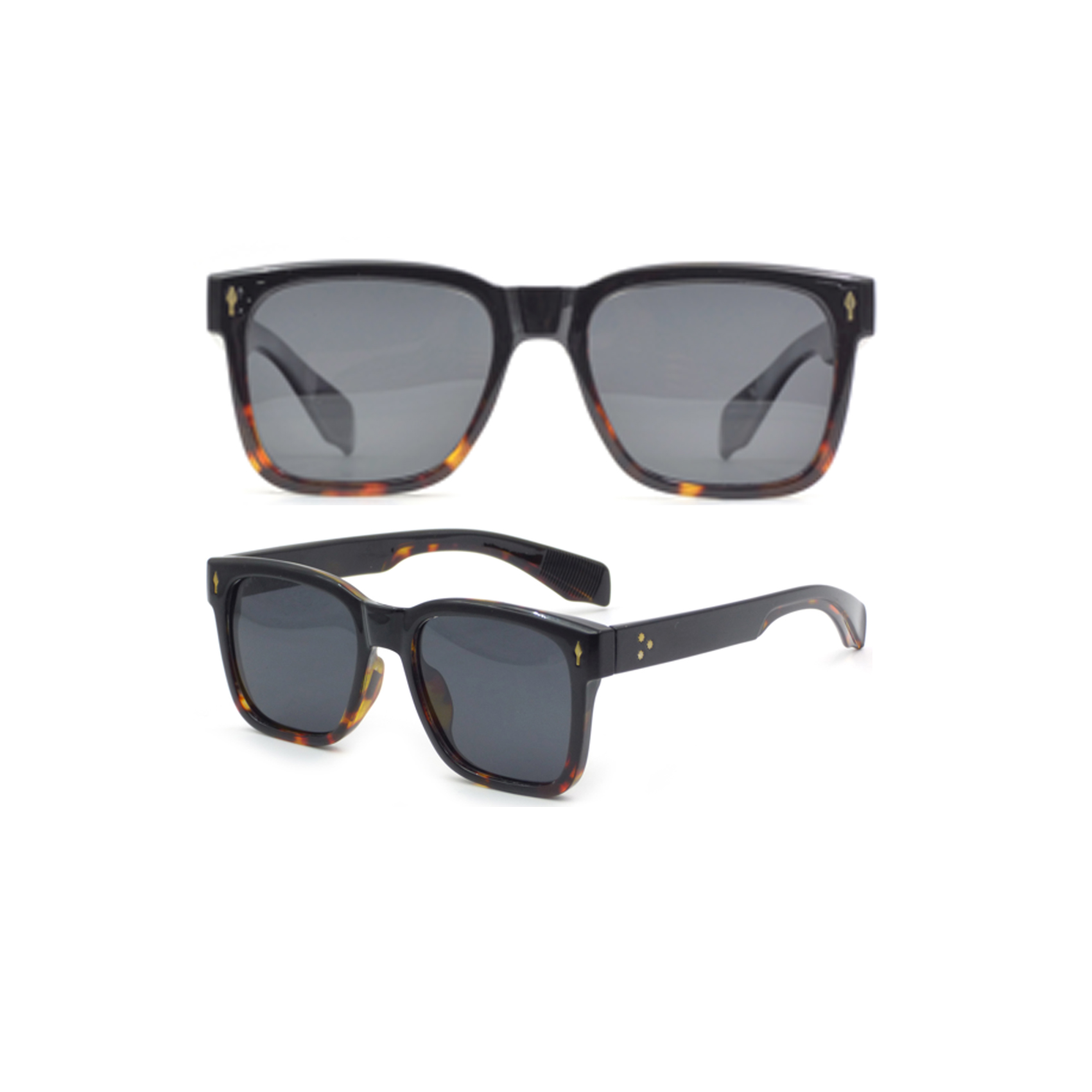 Classic Portable Non-slip Vintage Square Sunglasses Bulk Retro Sunglasses