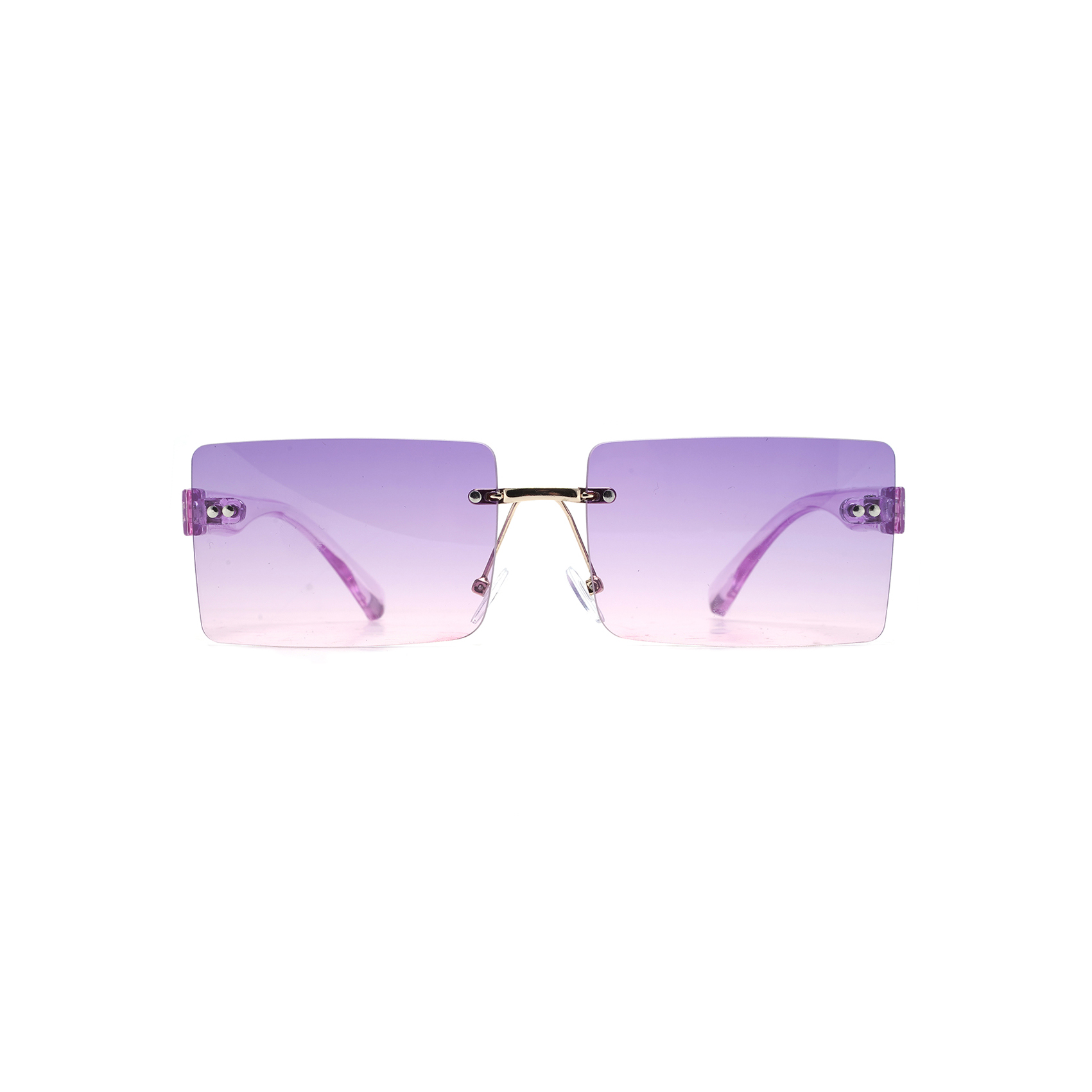 Rimless Standard Rectangular Sunglasses Fashion Sunglasses Women