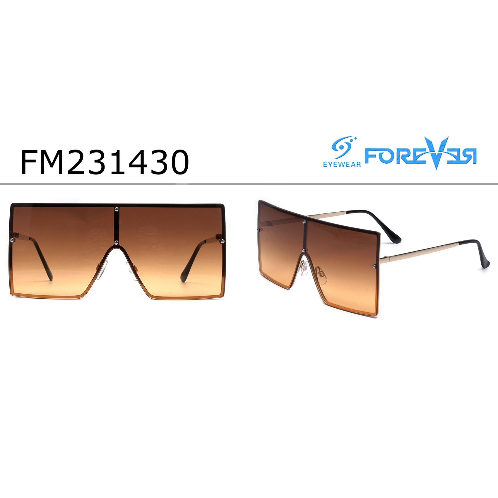 Stylish Angular Rectangle Sunglasses Rimless Fashion Sunglasses Manufacturers