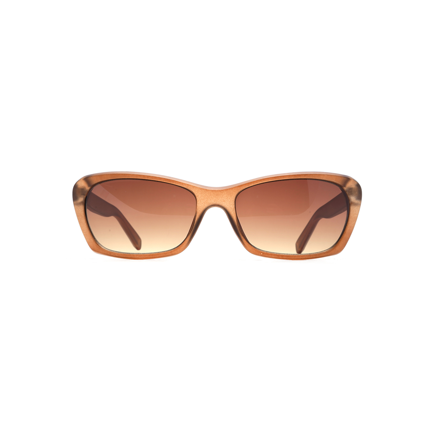 Trendy Brown Rectangular Sunglasses Rectangle Designer Sunglasses