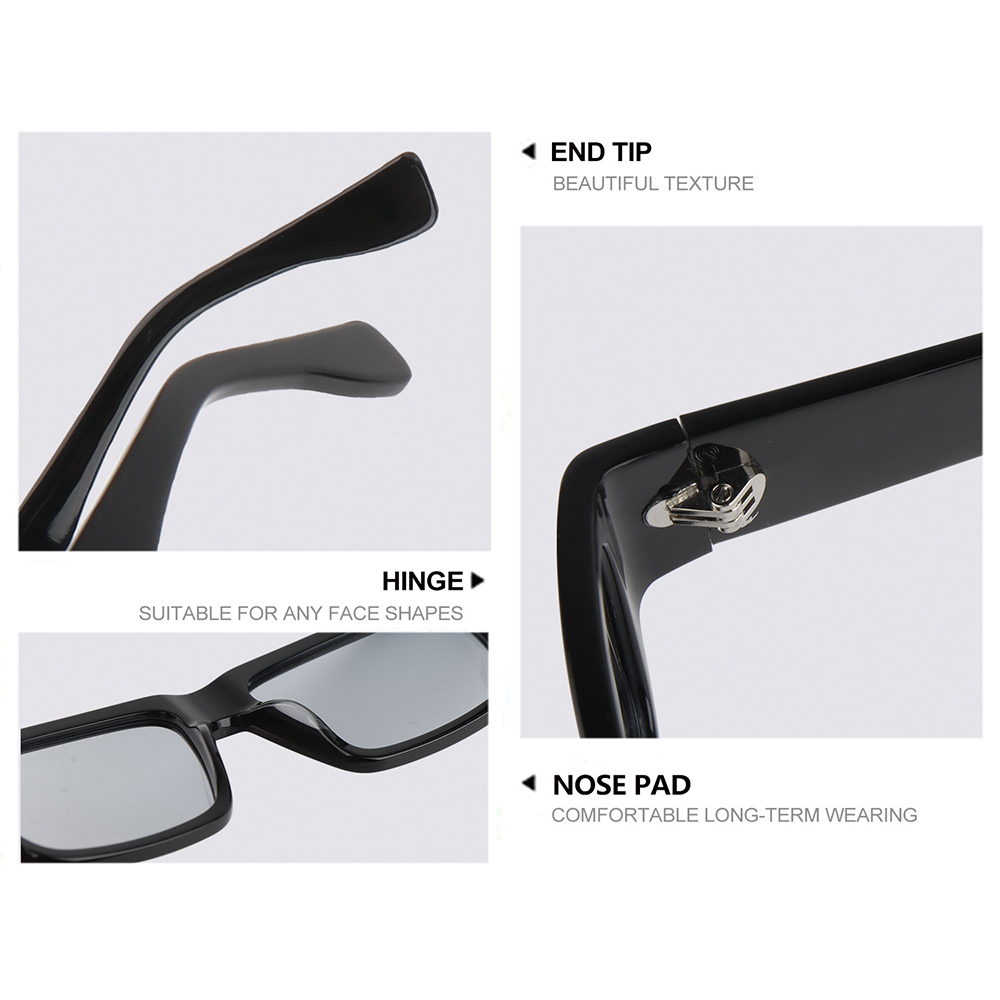 polarized square thick acetate big and tall men and women sunglasses wholesale OEM