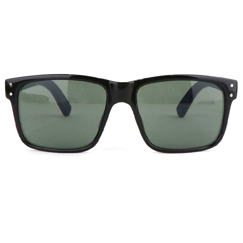 Custom logo retro rectangle bamboo temple sunglasses manufacturer wholesale classic sunglasses