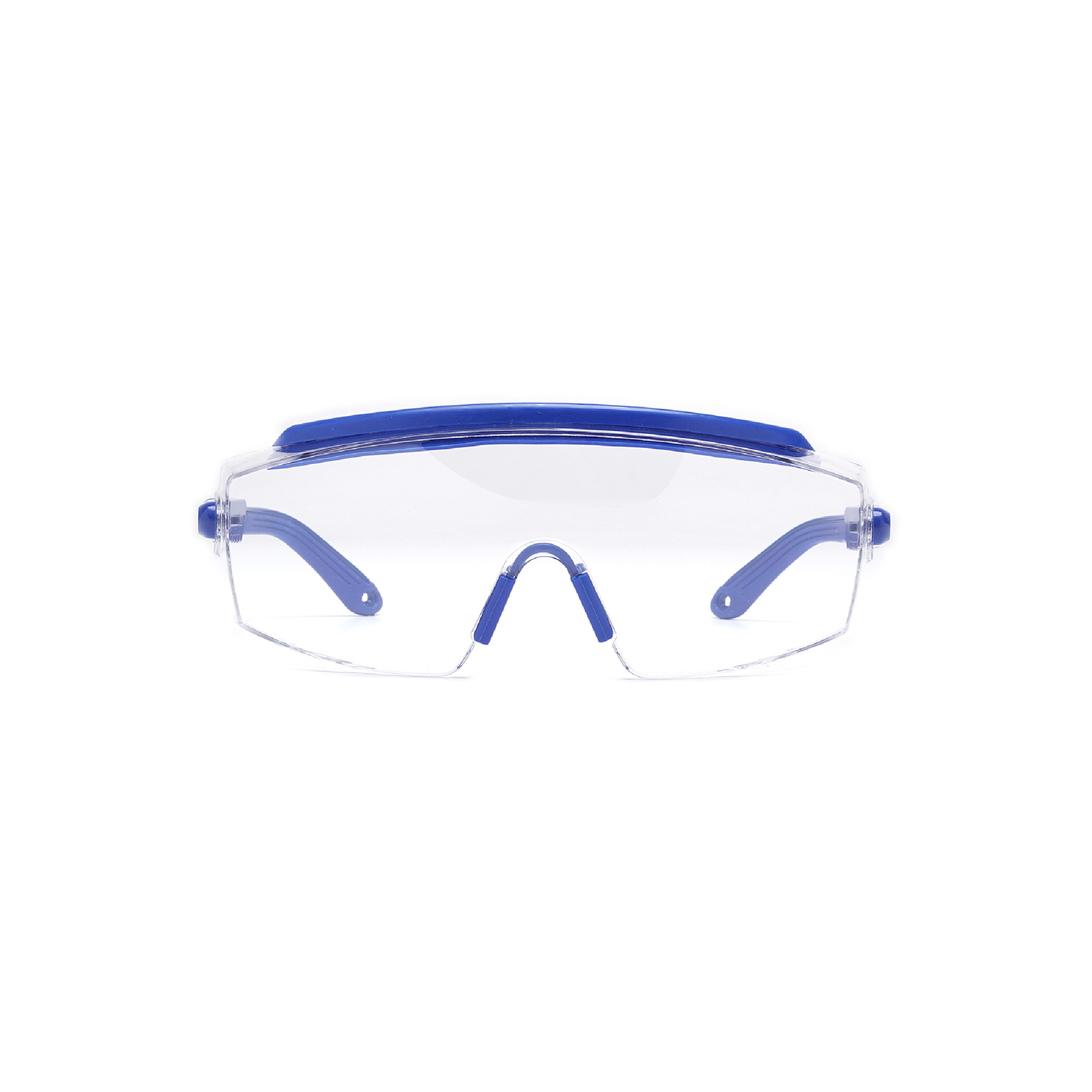 Blue Protective Rimless Stylish Safety Goggles Custom Safety Goggles