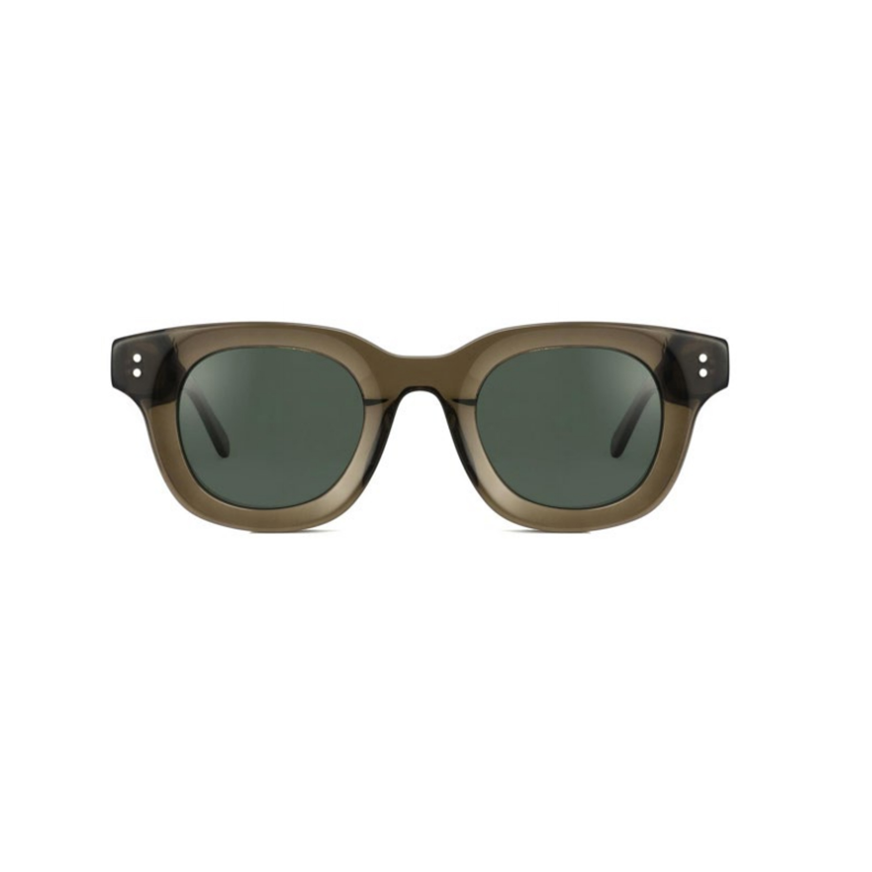 Chunky Chamfered Vintage Circle Sunglasses Chinese Sunglasses