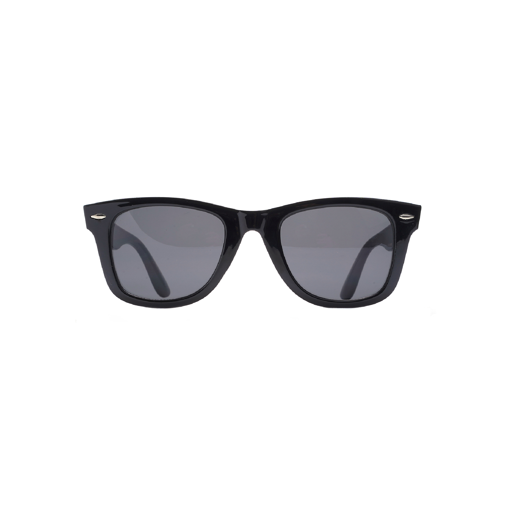 Fashionable Black Mirrored Wayfarer Sunglasses Cheap Eco Friendly Sunglasses