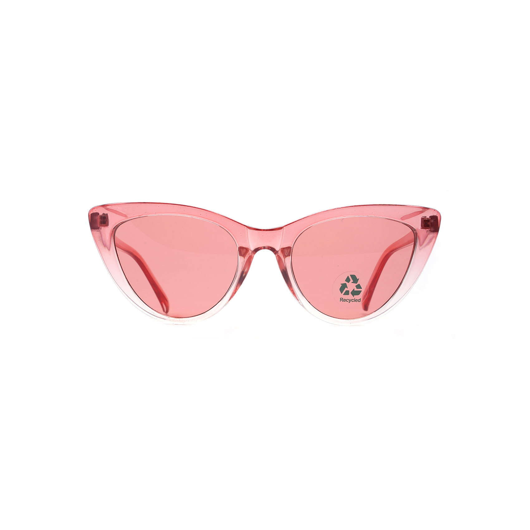 Fashionable Pink Women's Cat Eye Prescription Glasses Eco Friendly Prescription Sunglasses