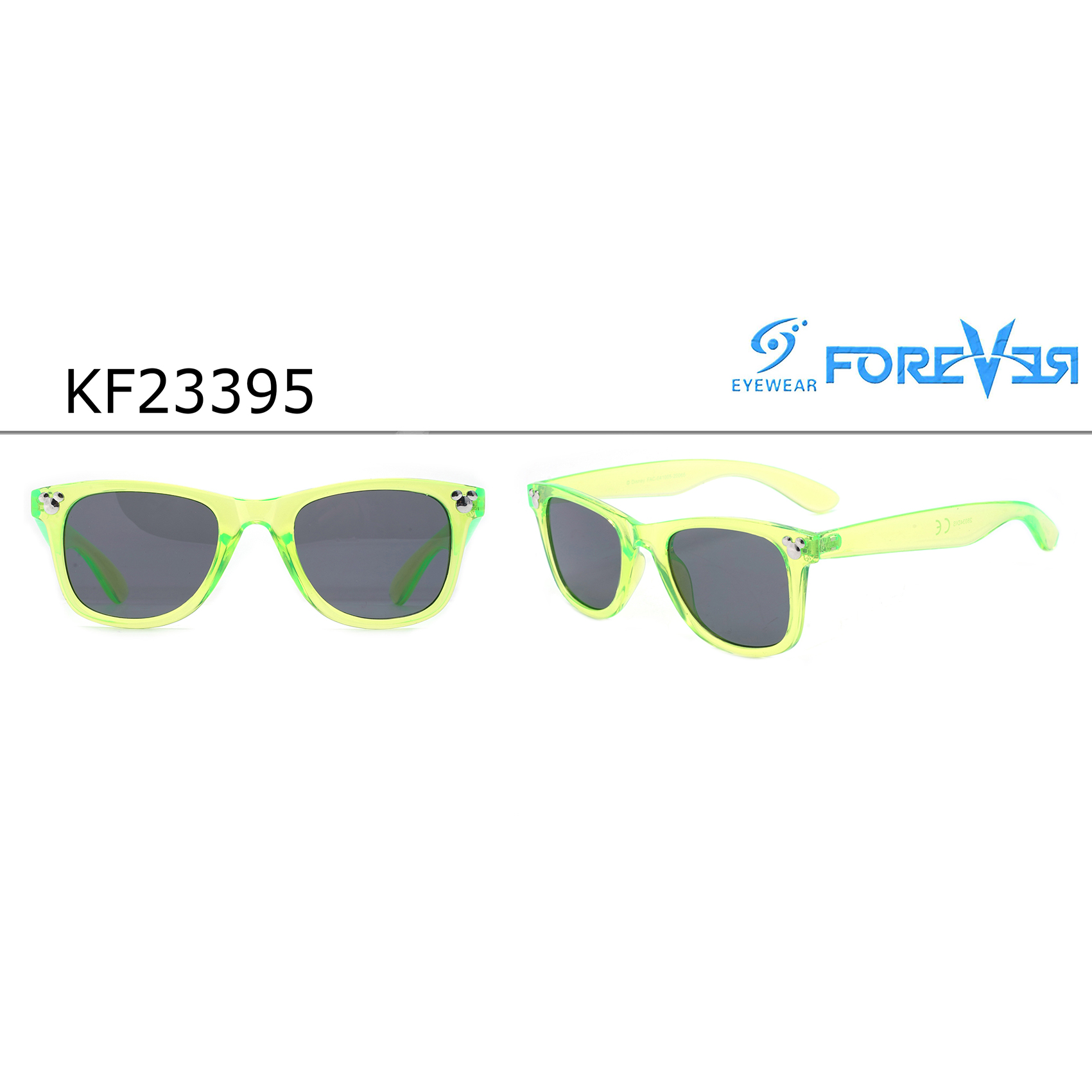 Flashy Wayfarer Mickey Mouse Hipster Kids Designer Sunglasses Affordable Eco Friendly Sunglasses