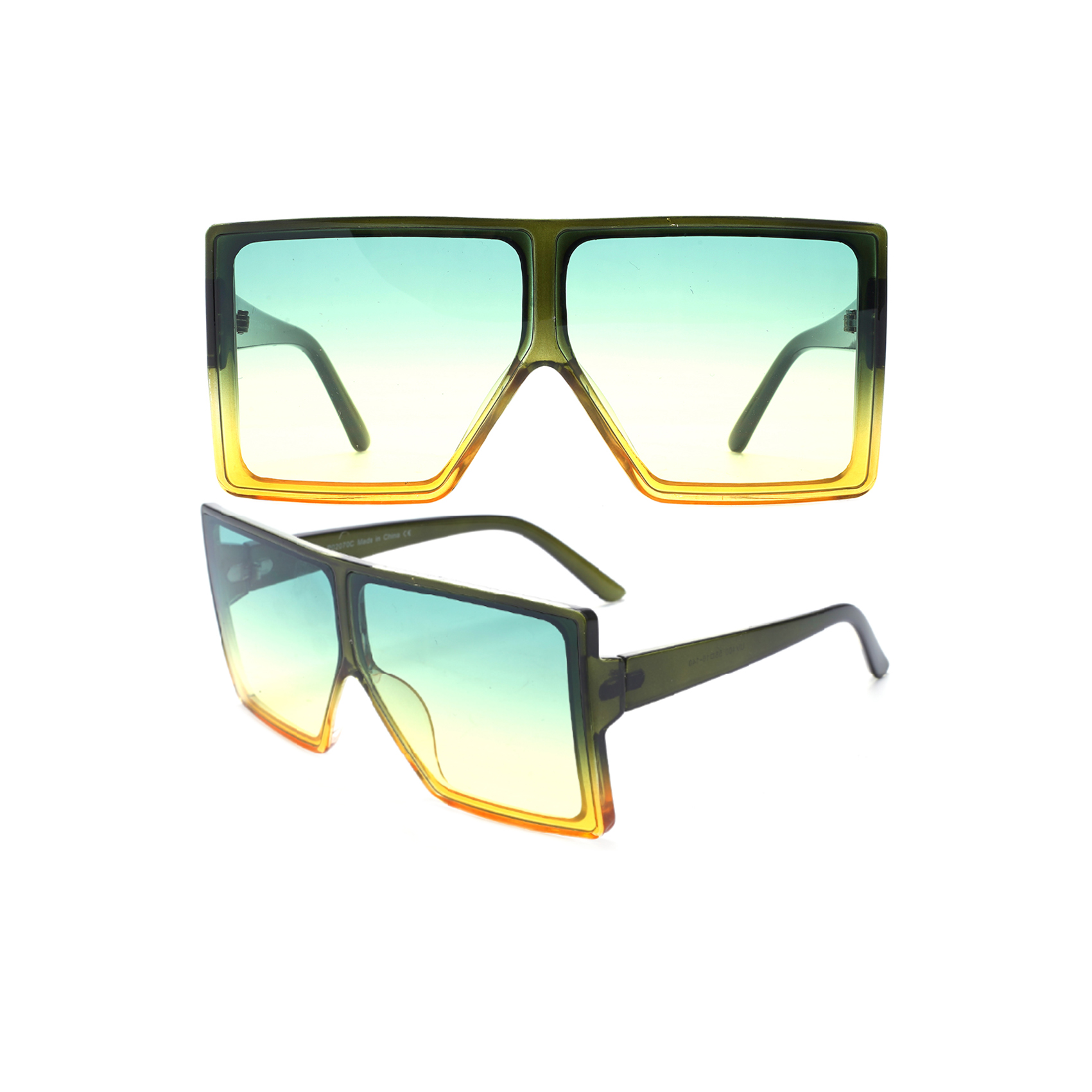 Flat-top Large Square Prescription Glasses Sunglasses Wholesale Vendors