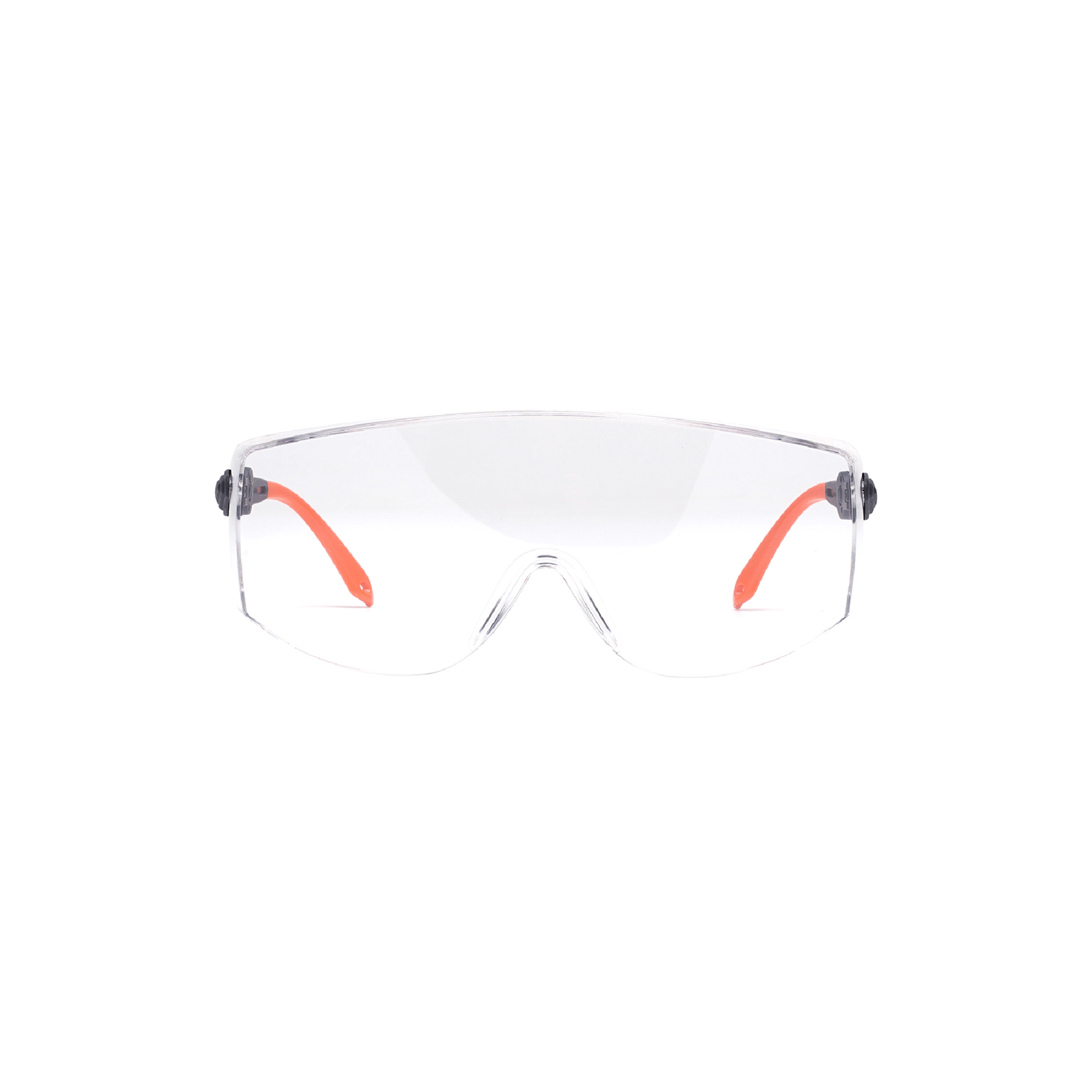 Protective Rimless Flat Safety Goggles Clear Custom Safety Goggles