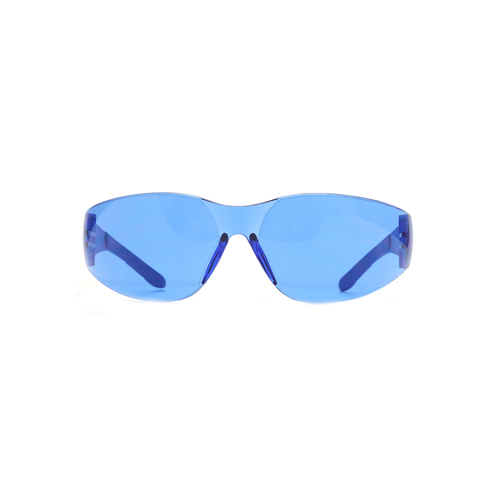 Rimless Ice Blue Mirrored Safety Glasses Blue Safety Goggles Eyewear Manufacturers in China