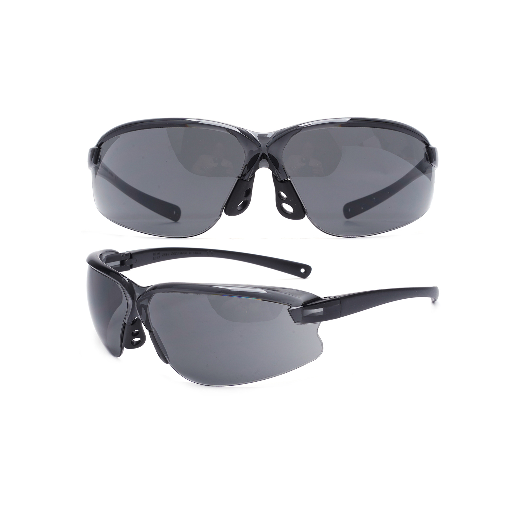 Semi-rimless Gradient Smoked Safety Goggles Safety Goggle Glasses OEM Fashion