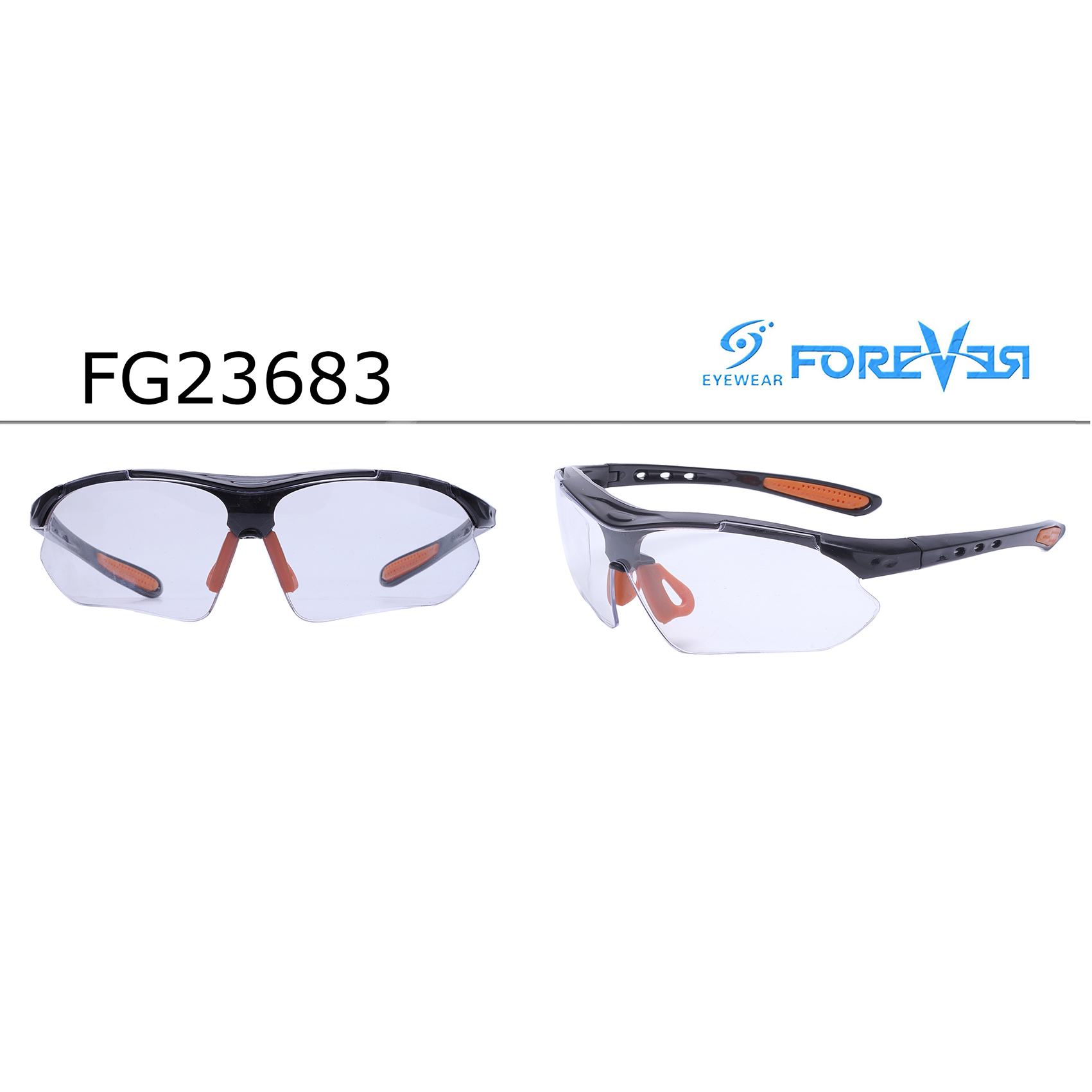 Simple Half-transparent Safety Glasses Goggles Safety Sunglasses Manufacturer