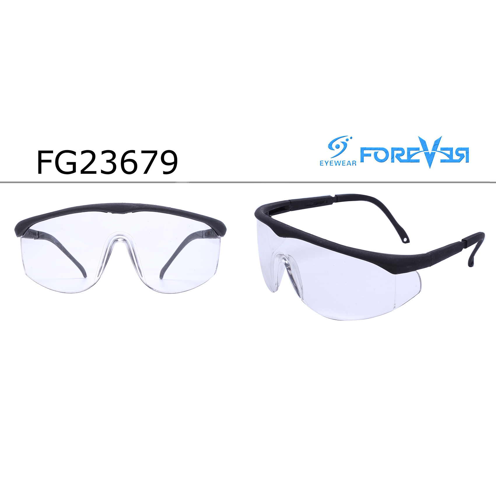 Transparent Protective Semi-frameless Safety Spectacles Design Sunglasses Manufacturer